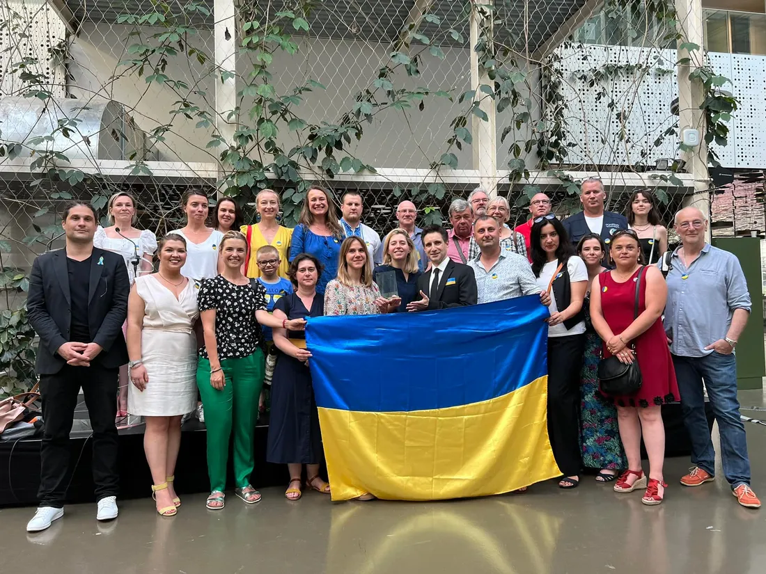 Les membre de l'association Ukraine Amitié en mai dernier