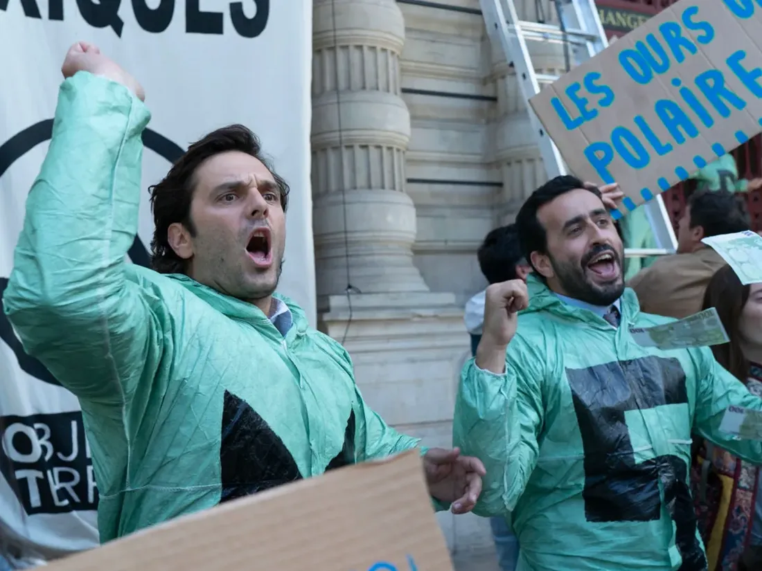 Pio Marmaï et Jonathan Cohen dans "Une année difficile" d'Eric Toledano et Olivier Nakache