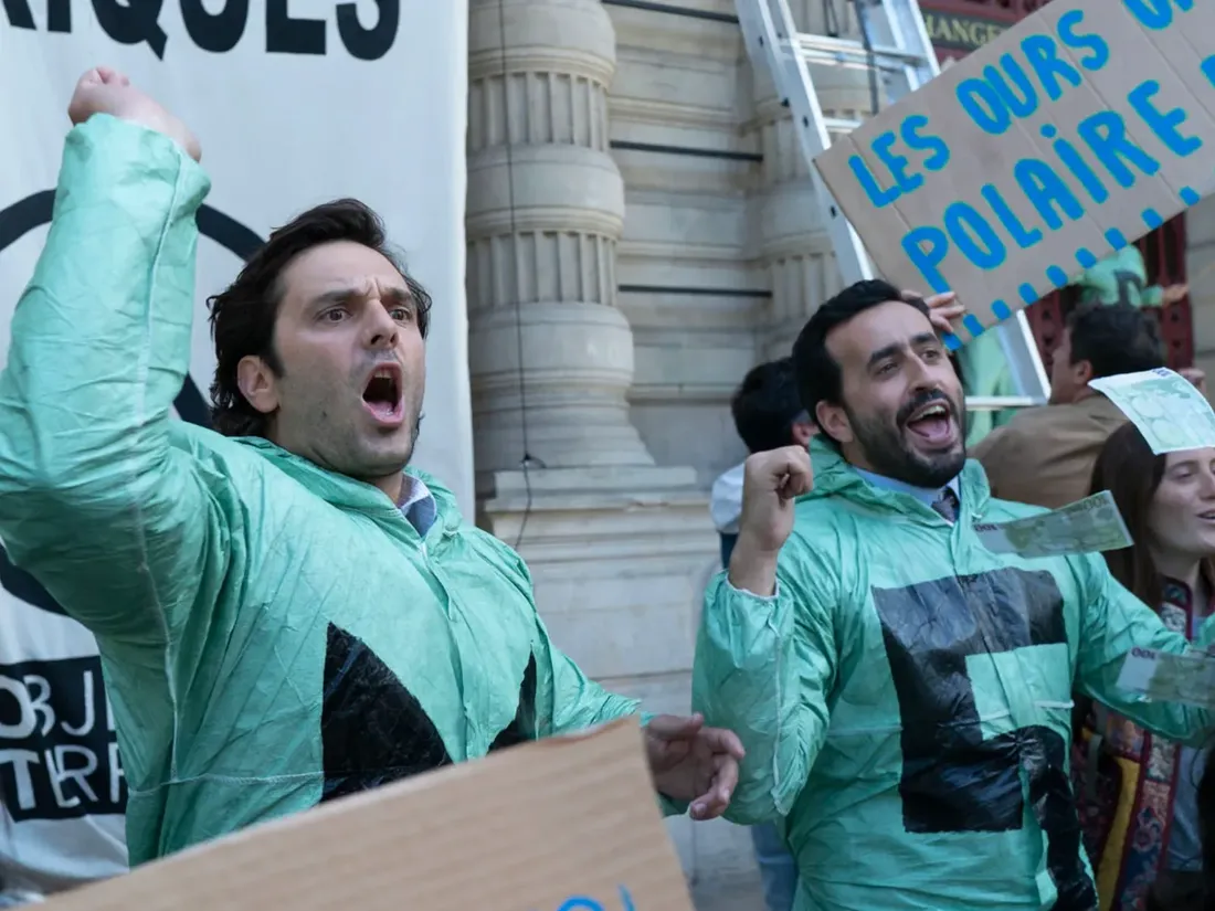 Pio Marmaï et Jonathan Cohen dans "Une année difficile" d'Eric Toledano et Olivier Nakache
