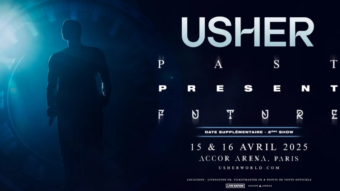 Nouvelles dates de concert d'Usher à Paris