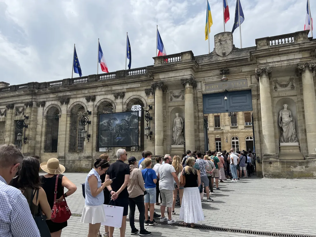 File d'attente pour la dernière édition de La vaisselle des Chefs à Bordeaux