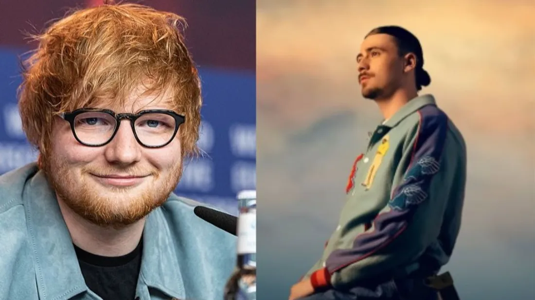 Ed Sheeran et Pierre Garnier.