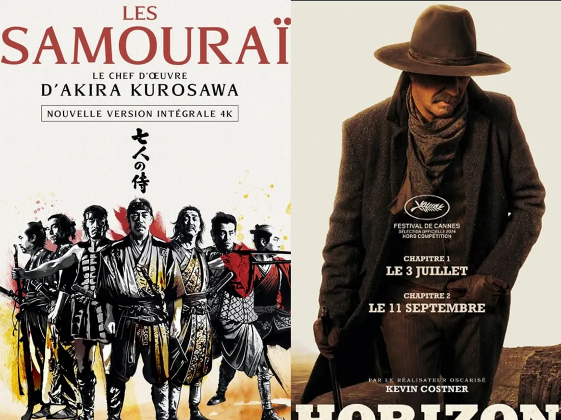 "Les Sept samouraïs", "Horizon : une saga américaine", "Pourquoi tu souris", aujourd'hui au cinéma.