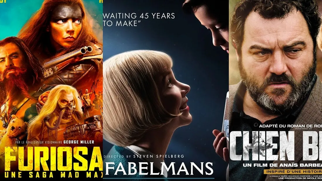 "Furiosa", "The Fabelmans" ou "Chien blanc", à voir ou revoir au cinéma ou sur les plateformes.