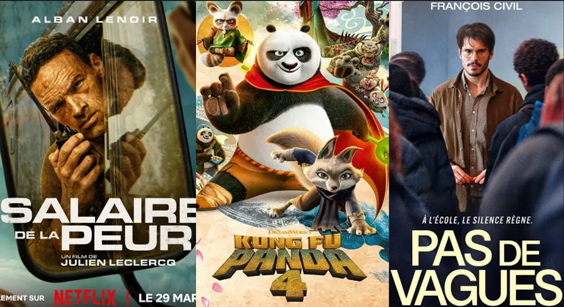 "Le salaire de la peur", "Kung Fu Panda 4", "Pas de vagues" dans La chronique ciné du 27 mars. 