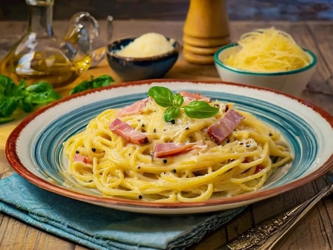 Les vraies pâtes à la carbonara