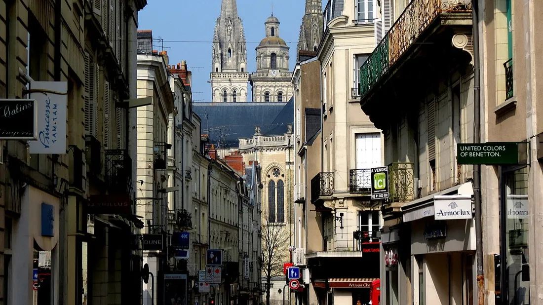 Les rues d'Angers.