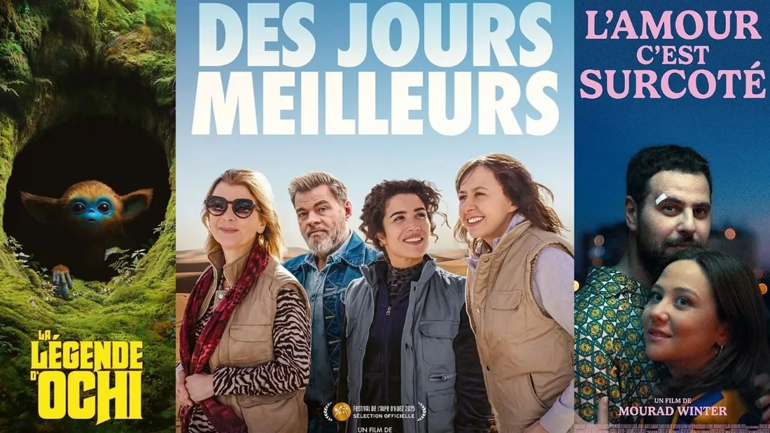 "La légende d’Ochi", "Des jours meilleurs", "L’amours c’est surcoté", au cinéma dès le 23 avril.