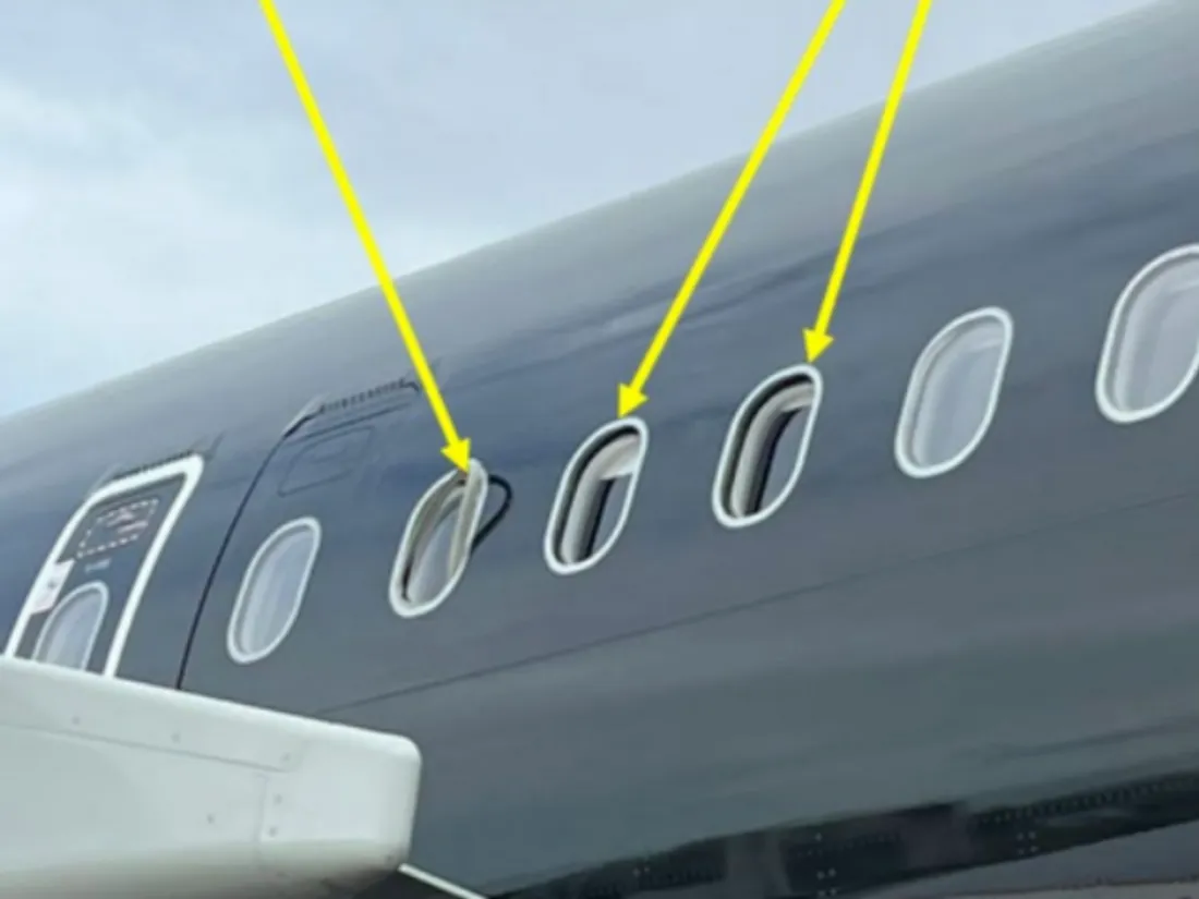 Un avion contraint à faire demi-tour en urgence après avoir perdu des hublots en vol (photos)