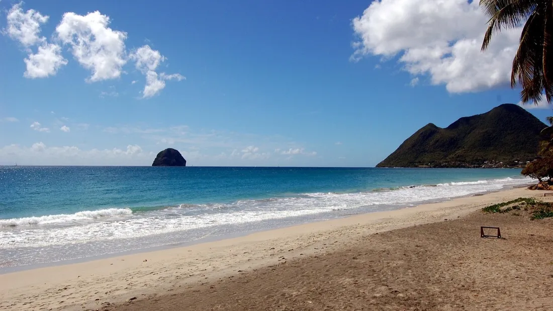 Le rocher du Diamant, en Martinique.