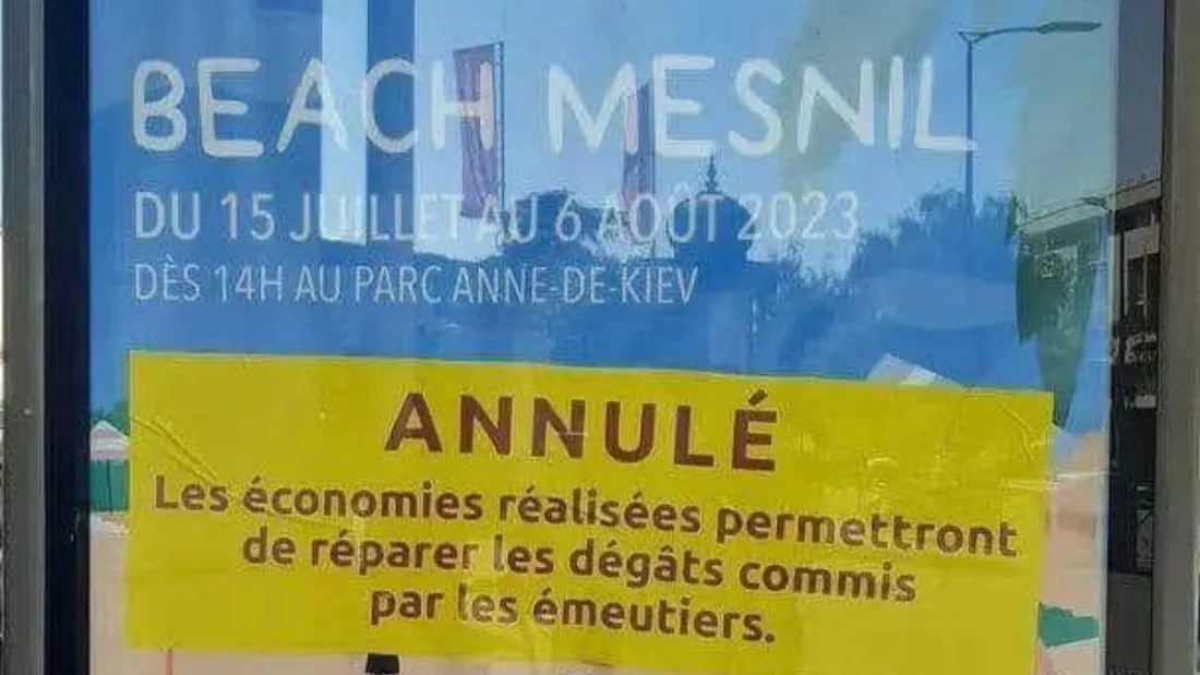 Émeutes : Le Blanc-Mesnil annule ses activités estivales en raison des dégâts