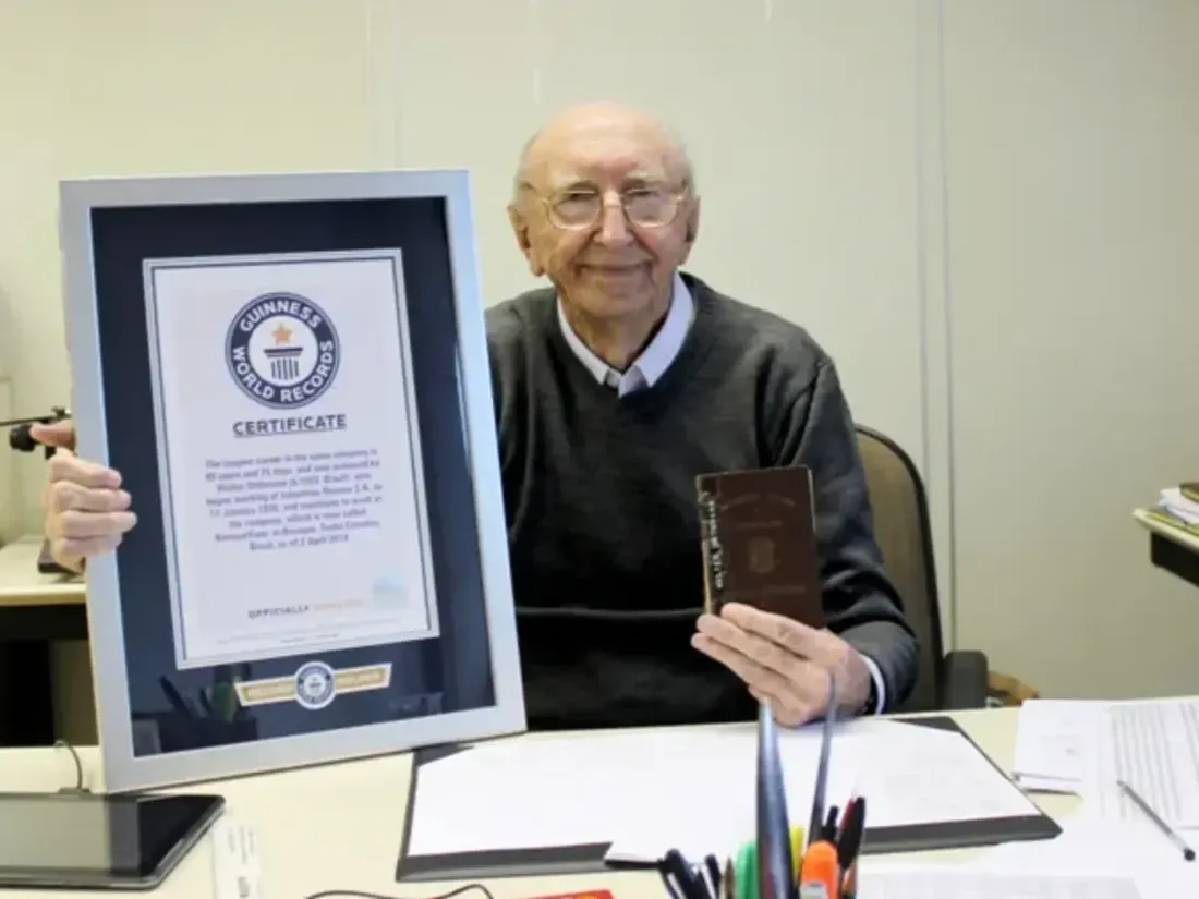 Walter Orthmann est entré au Livre Guiness des Records en janvier 2022.