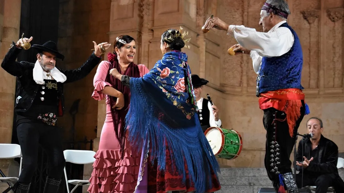 Un spectacle de flamenco gitan à Salamanque.