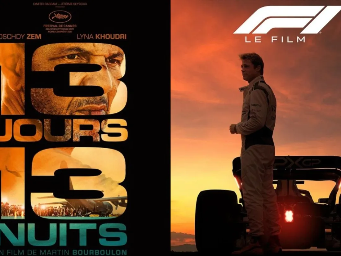 "13 jours, 13 nuits" et "F1, le film", au cinéma le 25 juin 2025.