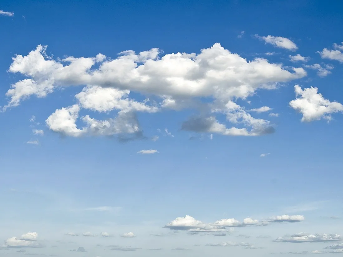 Un ciel sec et dégagé 