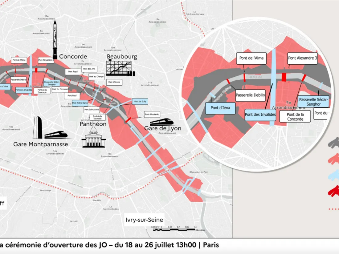 Périmètre de sécurité en vigueur du 18 au 26 juillet