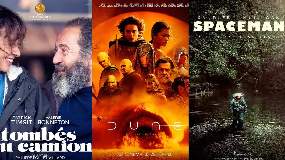 "Dune – Partie 2", "Tombés du camion" et " Spaceman - les sorties ciné du 28 février