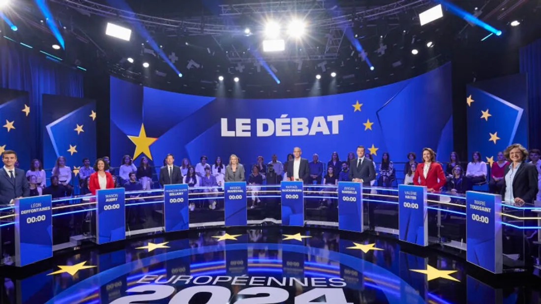 Le débat des différents candidats lors des élections européennes 