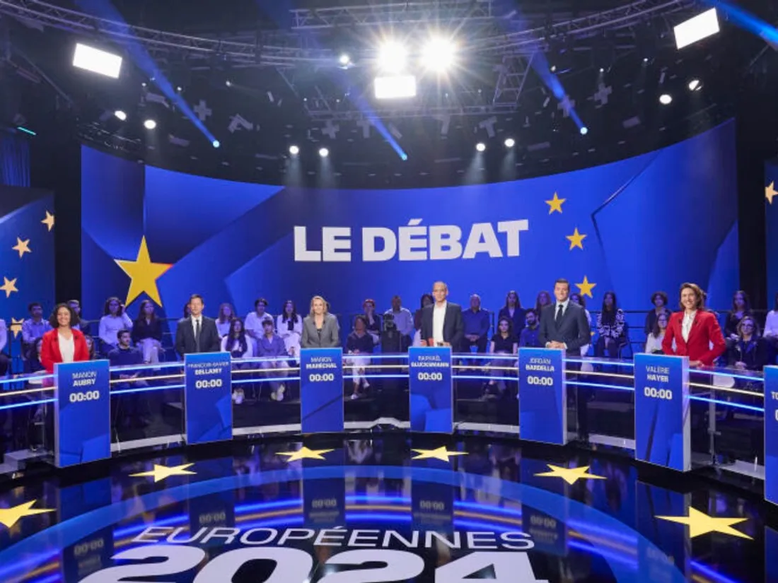 Le débat des différents candidats lors des élections européennes 