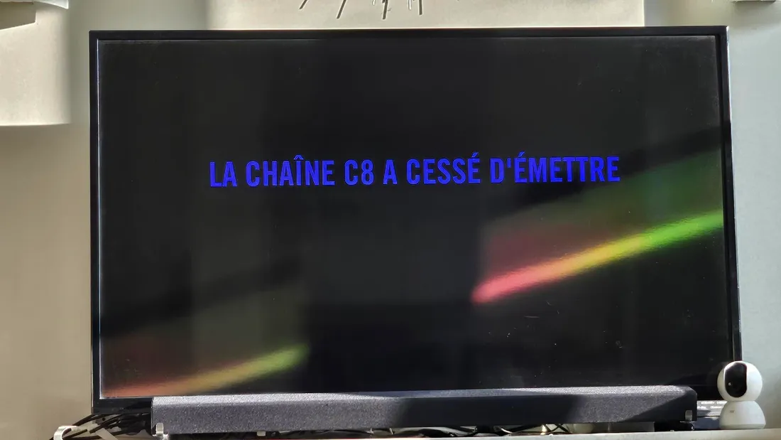 écran noir C8