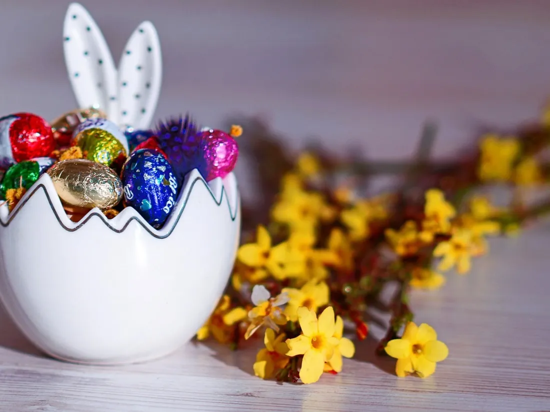 Des oeufs en chocolat
