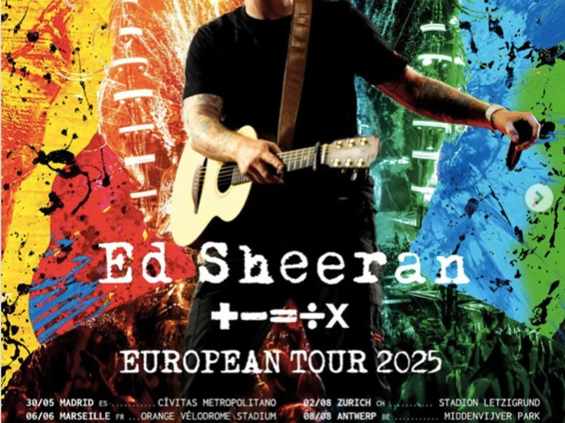 Capture d'écran Instagram Ed Sheeran