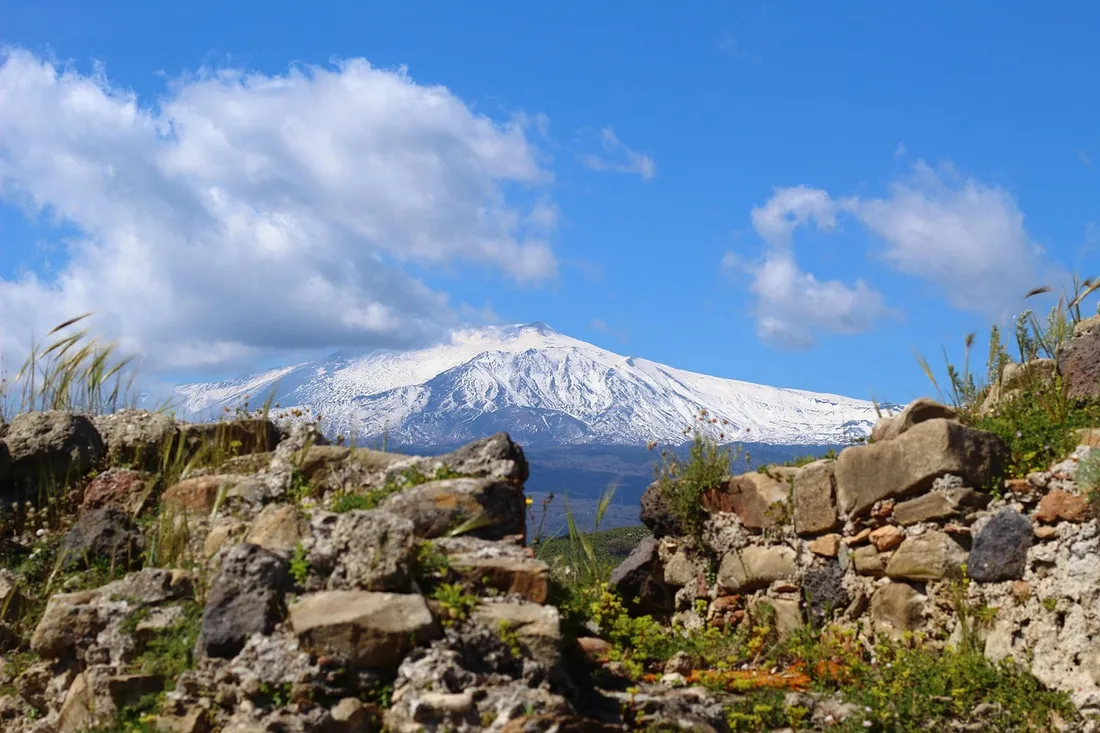 Le volcan Etna en Sicile.