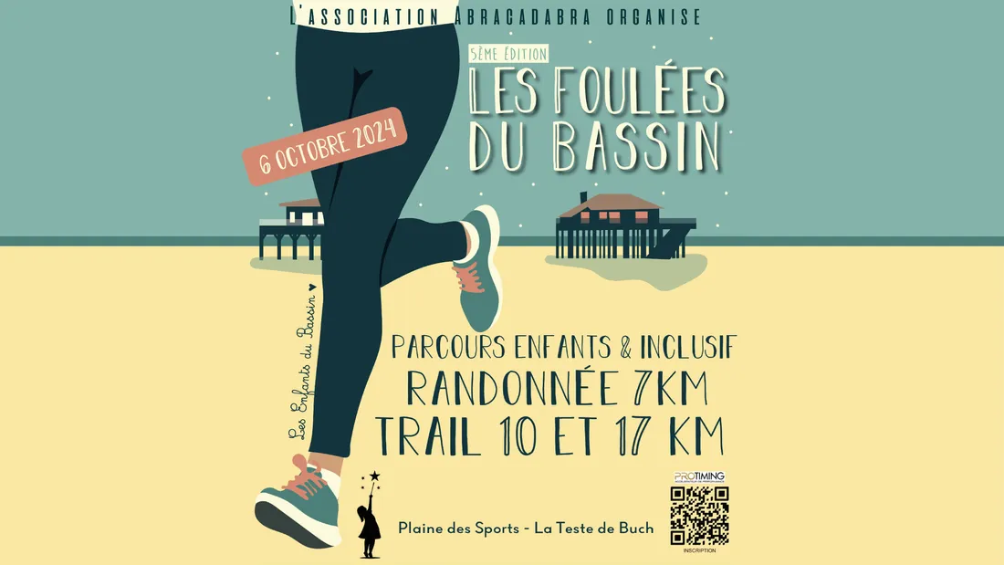 Les Foulées du Bassin, le 6 octobre, courez pour la bonne cause
