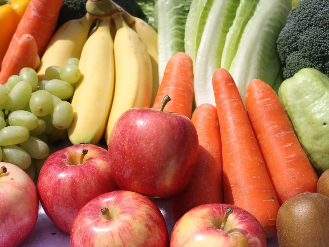 Des fruits et légumes - Photo d'illustration