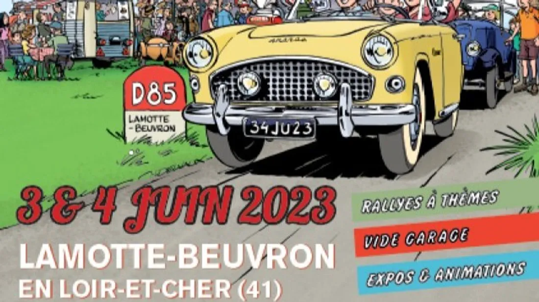 Gazoline Festival : voitures et motos anciennes réunies à Lamotte-Beuvron