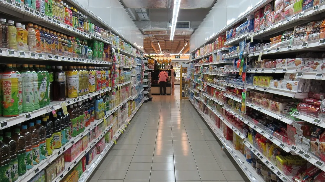 Rayon de supermarchés - Photo d'illustration