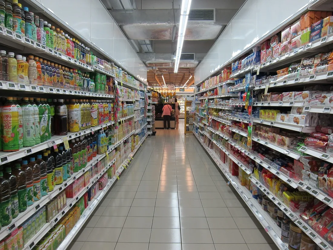 Rayon de supermarchés - Photo d'illustration