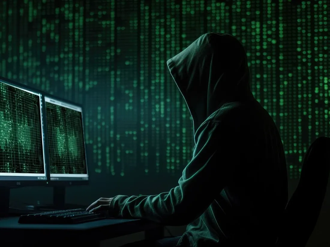 Un hacker - Photo d'illustration