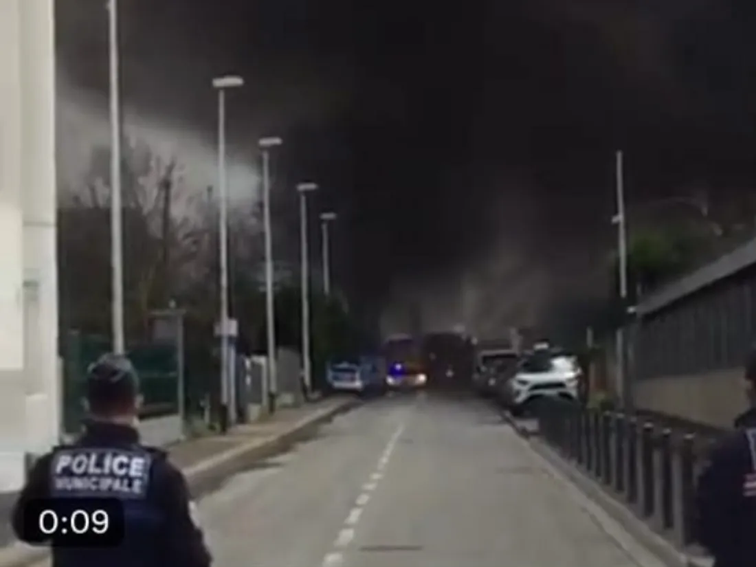 incendie à Bobigny