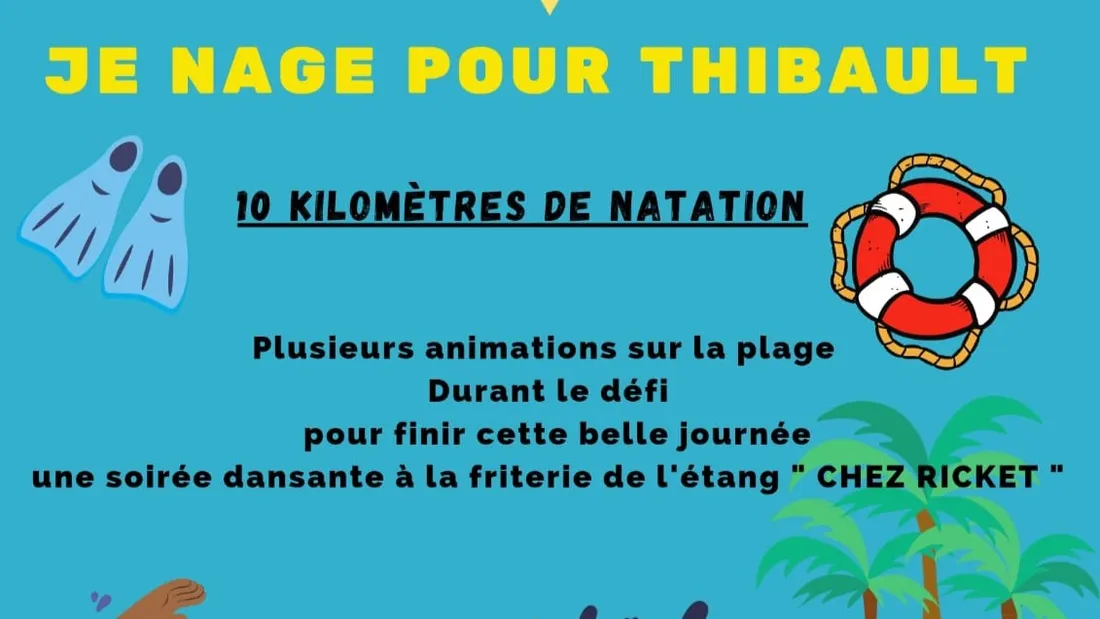 « Je nage pour Thibault » : nouveau défi pour Jérémy Duval 