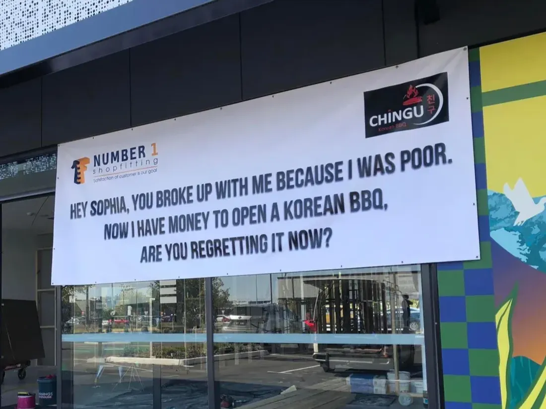 Un restaurateur australien se venge après une rupture difficile