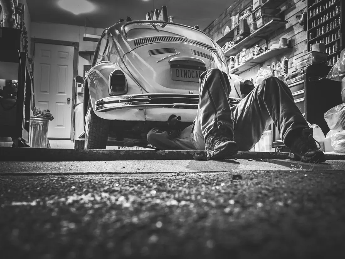 Garage automobile - Photo d'illustration