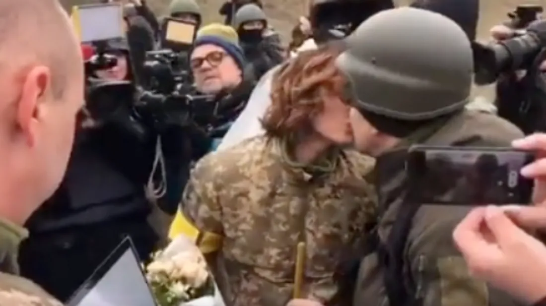 Mariage soldat Ukraine