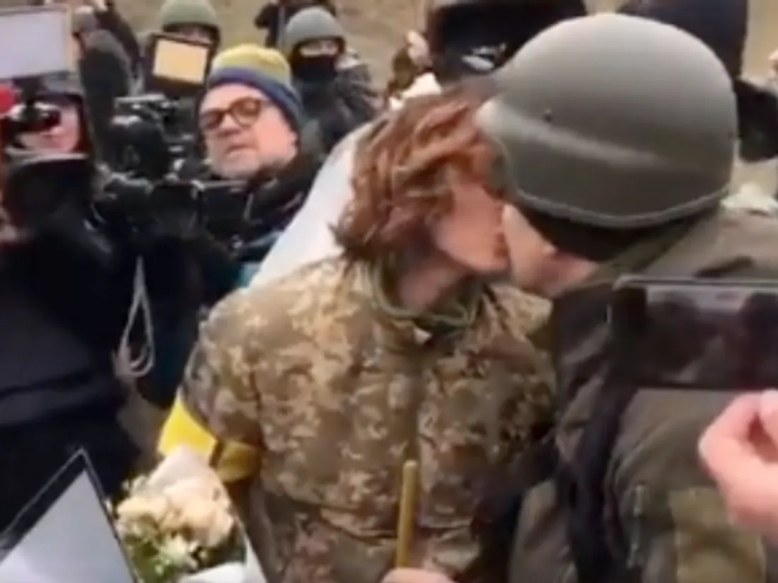 Mariage soldat Ukraine