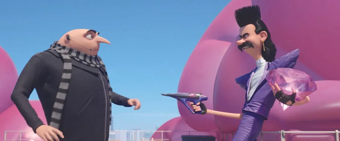 Gru et Bratt s'affrontent dans "Moi, moche et méchant 3" au travers d'un combat de danse.