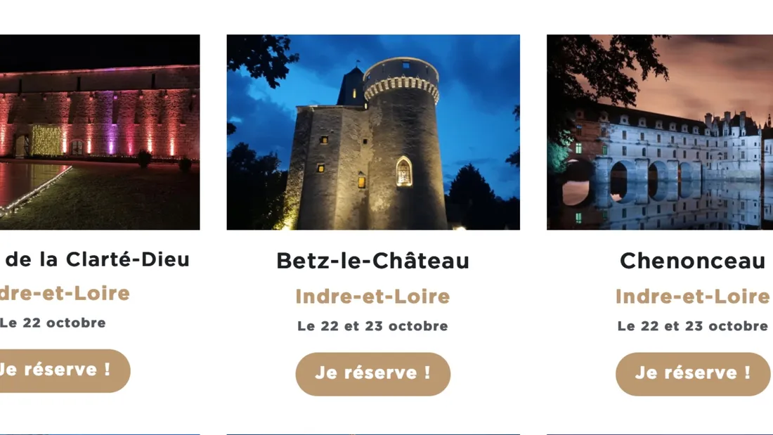 La Nuit des châteaux en Centre-Val de Loire : demandez le programme 