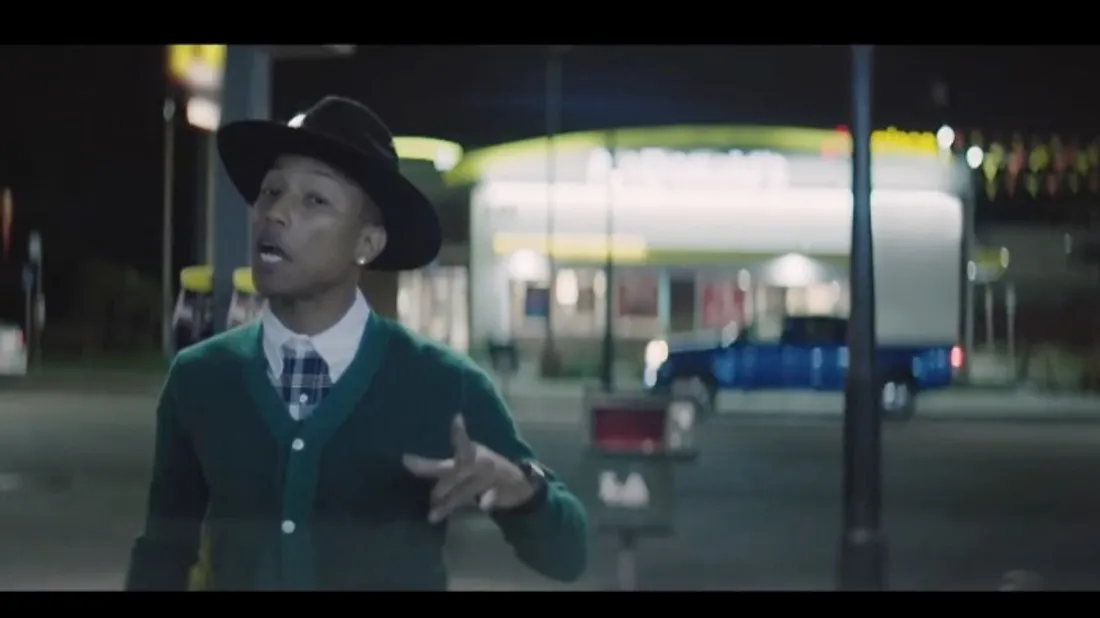 Capture d'écran clip "Happy" Pharrell Williams