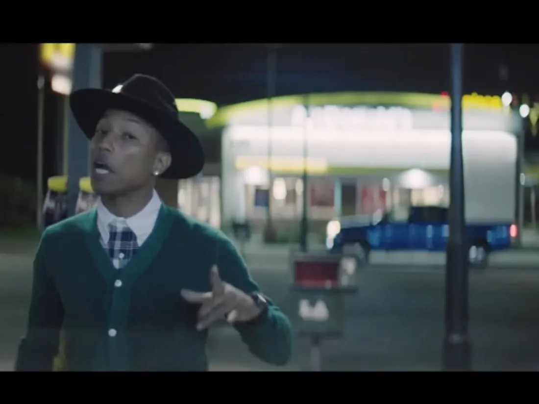 Capture d'écran clip "Happy" Pharrell Williams