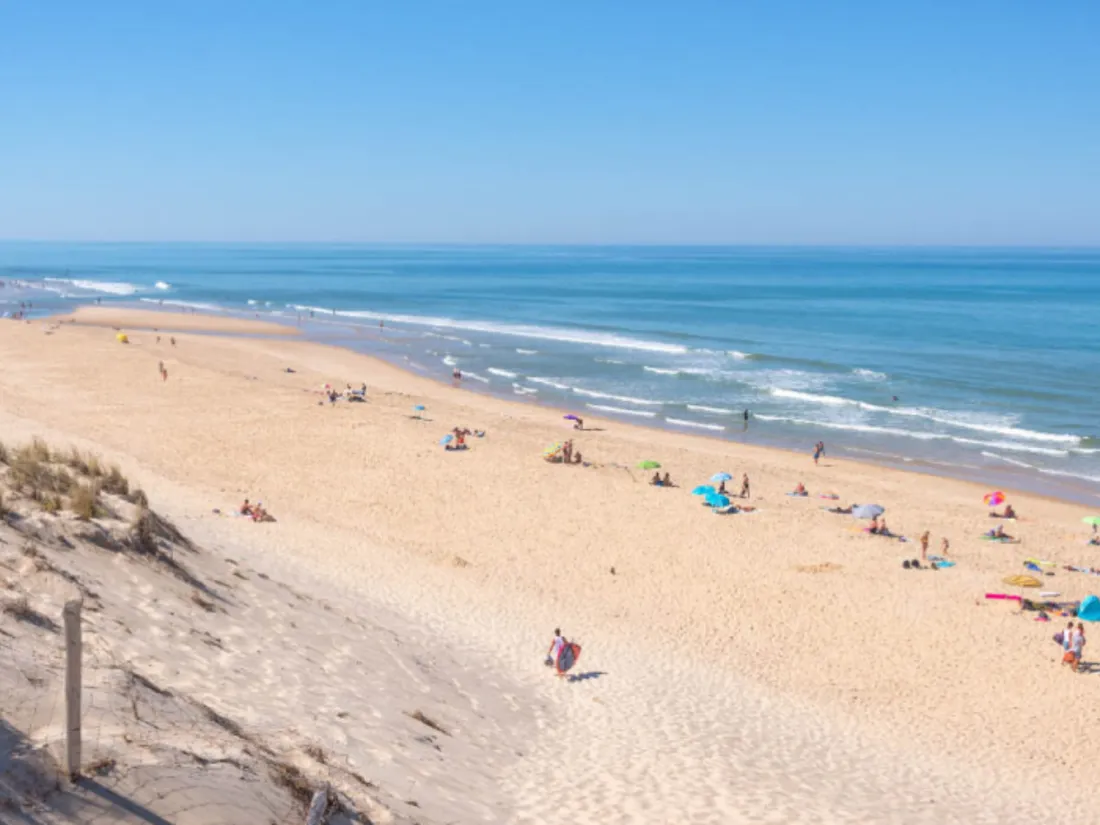 Une plage de Lacanau