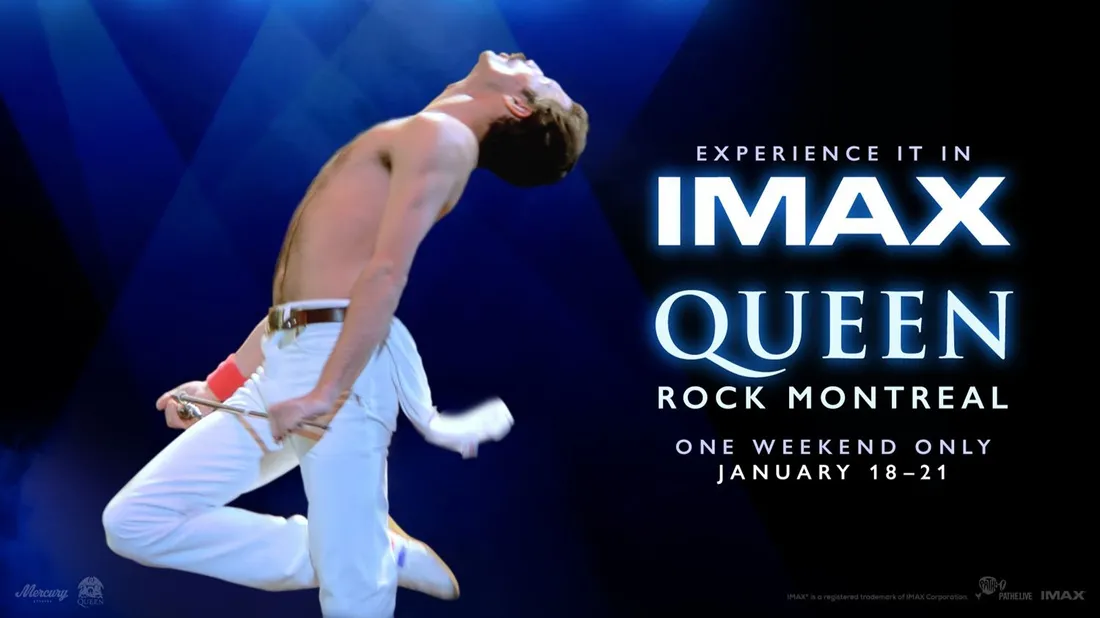 Queen en IMAX avec le concert "Rock Montréal" de 1981.