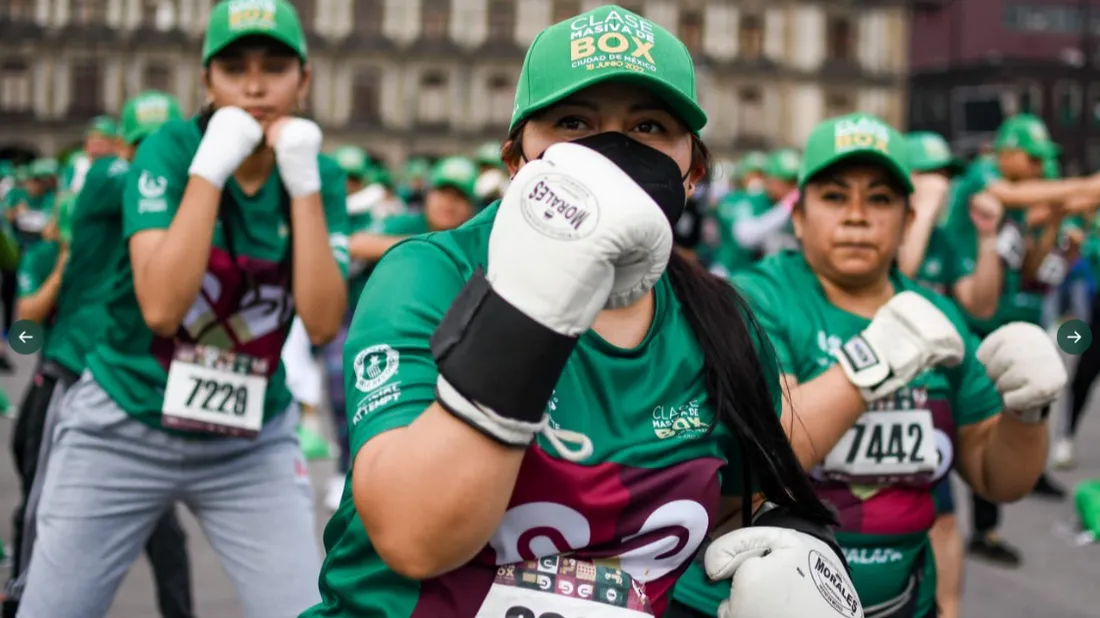 Le record de la plus grande leçon de boxe battu à Mexico.