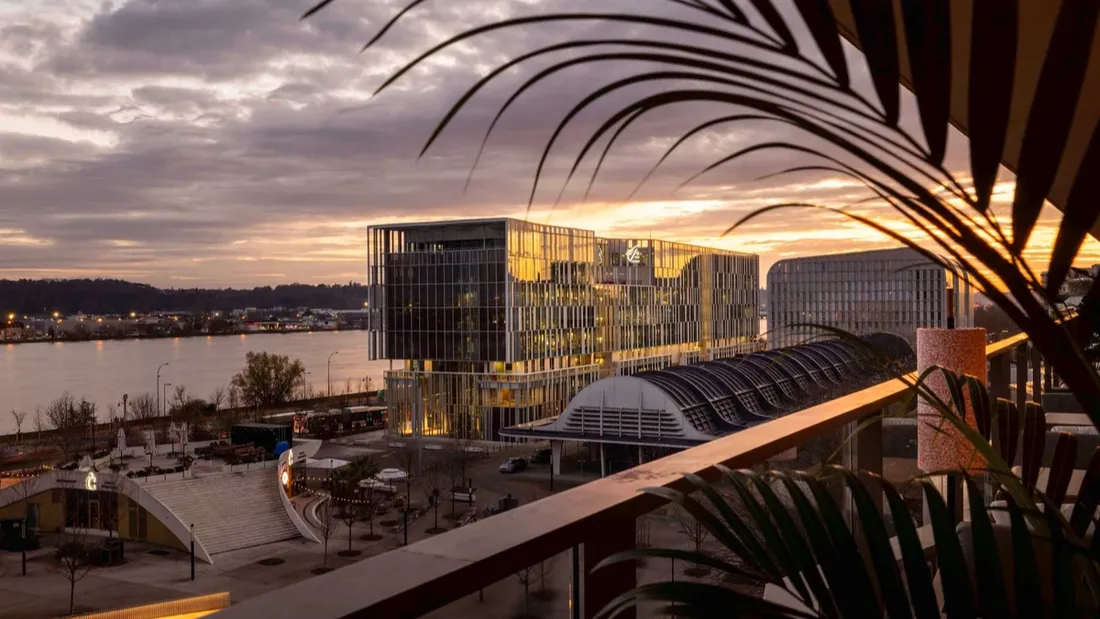 La vue sur la Garonne depuis le restaurant Rivamour