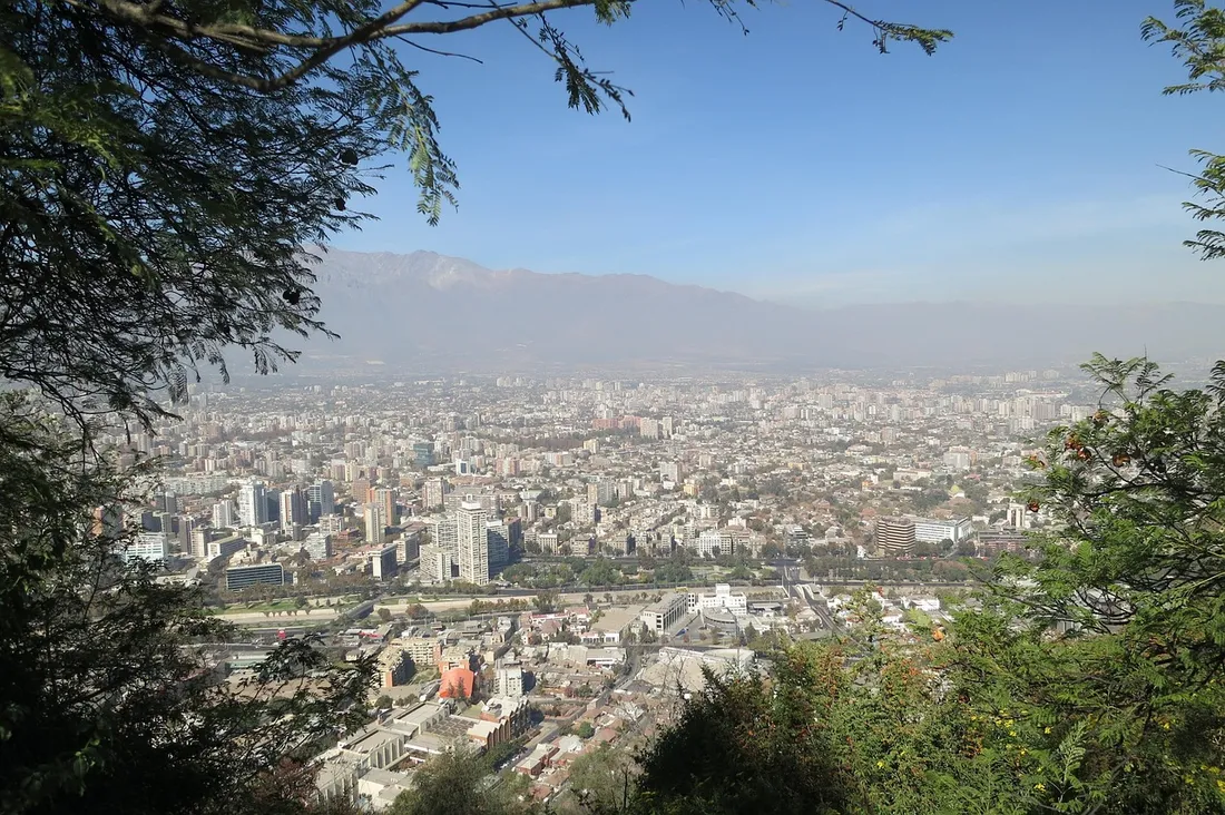 La colline de San Cristobál, sur les hauteurs de la ville.