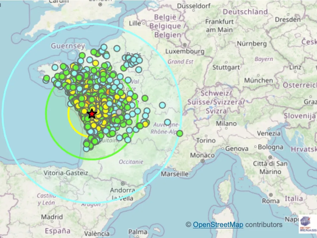 Un tremblement de terre de magnitude 5 a touché l’ouest de la France