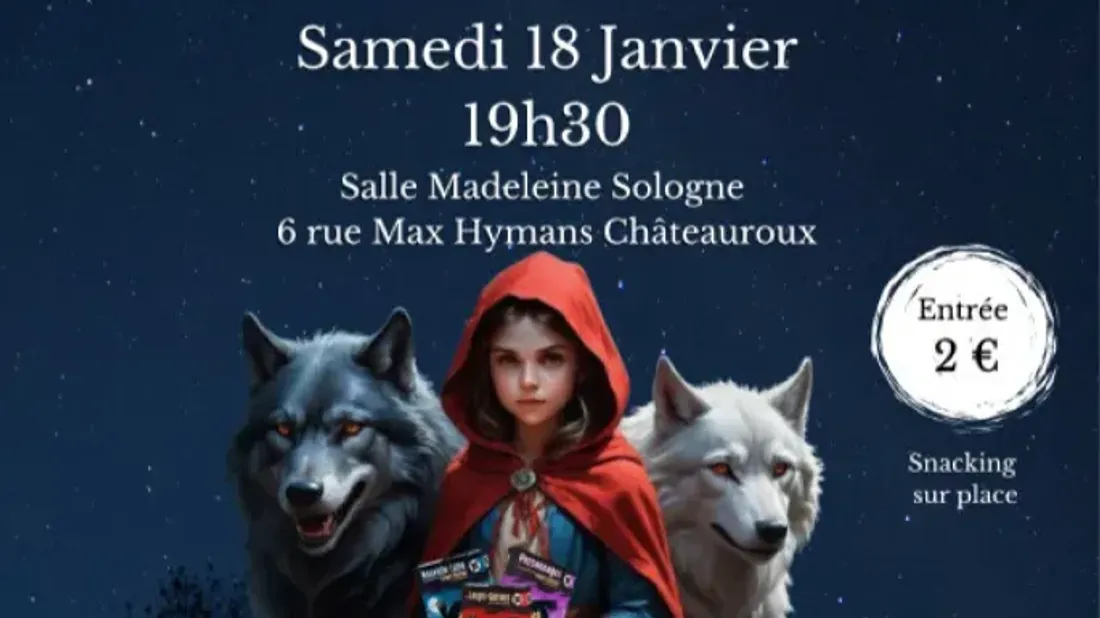 Visuel Soirée loup garou